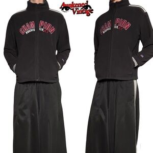 Y2K vintage Champion zip up fleece sportswear lightweight jacket
Size XS/S